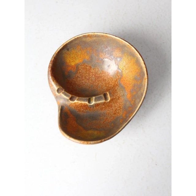 Mid-Century Modern Mid Century Haegar Pottery Ashtray For Sale - Image 3 of 9