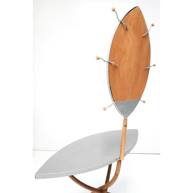 Postmodern Hallway Console or Vanity Table Mirror, 1990s For Sale - Image 4 of 11