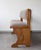 This superb vintage entryway bench, with its rustic modernist design reminiscent of the 1960s, elegantly combines the...