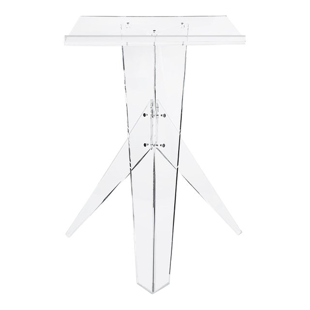 Custom Made Lucite Magazine, Music, Book Stand for Oversized Books For Sale