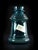 Vintage Italian Layered Turquoise Glass Vase, 1970s For Sale - Image 3 of 5