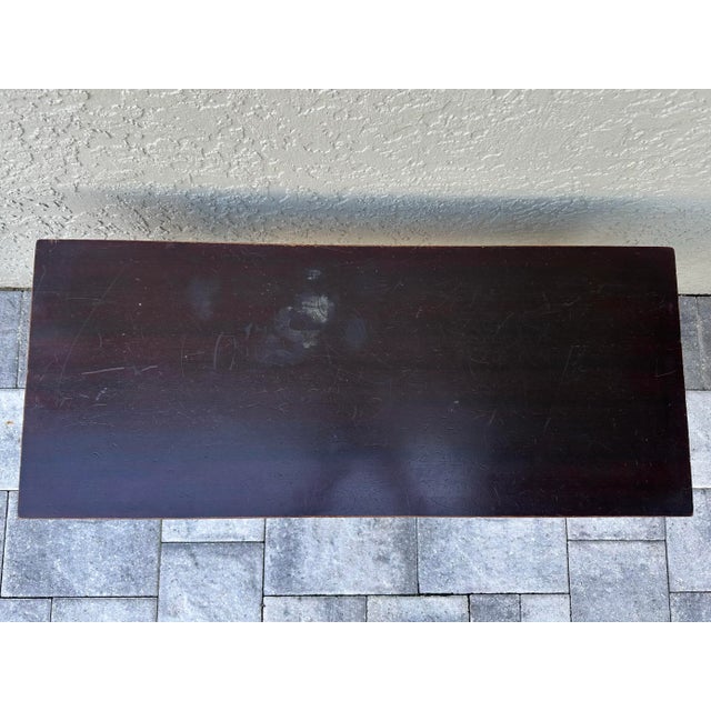 Vintage 20th Century Mahogany Wood Piano Bench With Storage For Sale In Orlando - Image 6 of 12