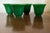 Late 19th Century Antique 19th Century Chinese Bright Green Peking Glass Tea Cups & Saucers - Set of 4 For Sale - Image 5 of 18
