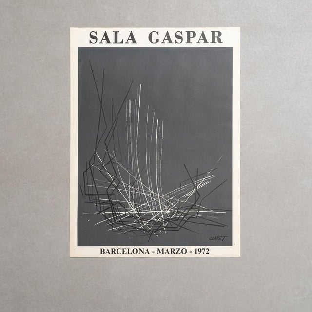 Original Poster – Joan Claret, Sala Gaspar, 1972 : Details: Artist: Joan Claret Exhibition: Sala Gaspar, Barcelona Year:...