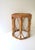 Mid 20th Century Wicker Bamboo Side Drinks Table or Stool For Sale - Image 5 of 7