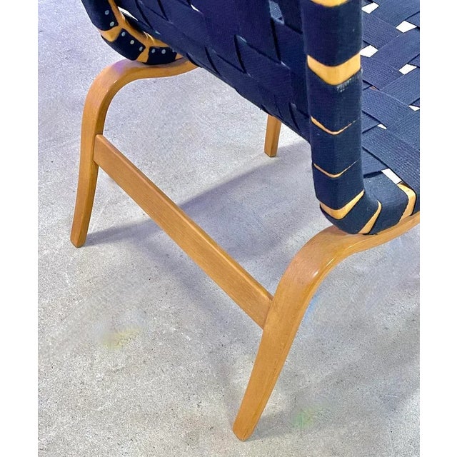 Black Vintage Mid-Century Modern Bruno Mathsson Chair For Sale - Image 8 of 10