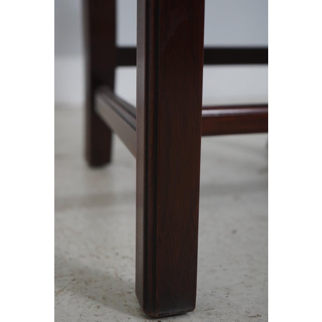 Set of 8 Henkel Harris Mahogany Dining Chairs For Sale - Image 10 of 18