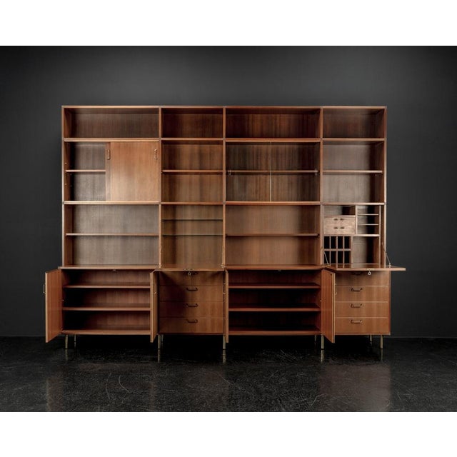 Sideboard with Shelves by Erwin Behr Study for Bmz, 1950s For Sale - Image 6 of 18