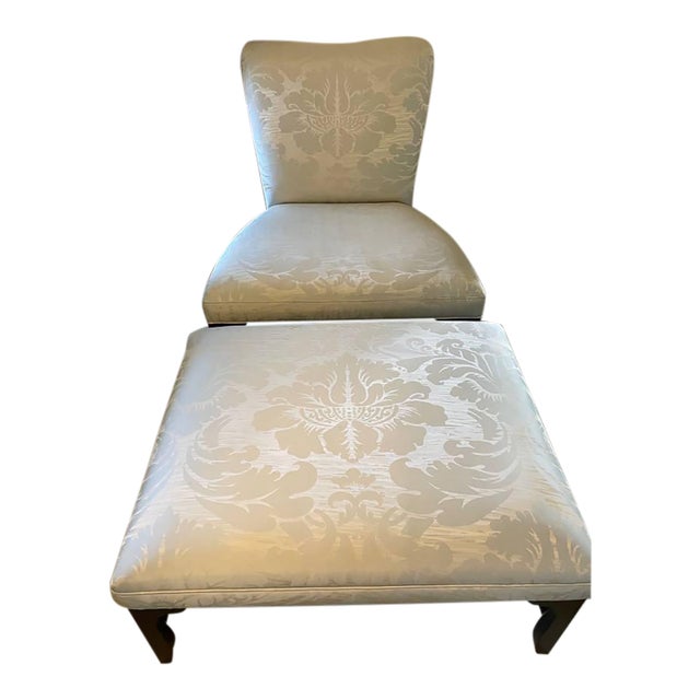 1990s French Louis XV-Style Accent Chair by Baker Furniture For Sale