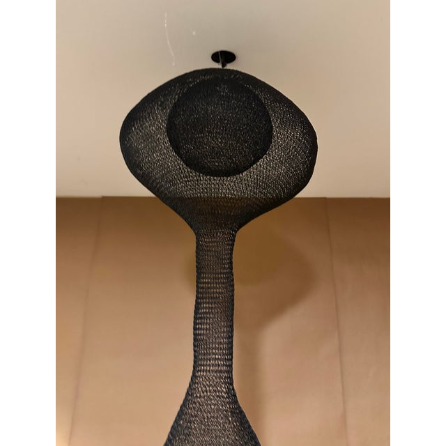 Contemporary Contemporary Metal Wire Hanging Sculpture For Sale - Image 3 of 12