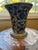 Mid-20th Century Chinese Blue & White Crackle Glaze Vase With Bats & Shou Motif For Sale - Image 4 of 7