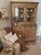 Beautiful and robust 19th-century French buffet deux-corps (two-piece cabinet) crafted from cherry Wood or Walnut . with...