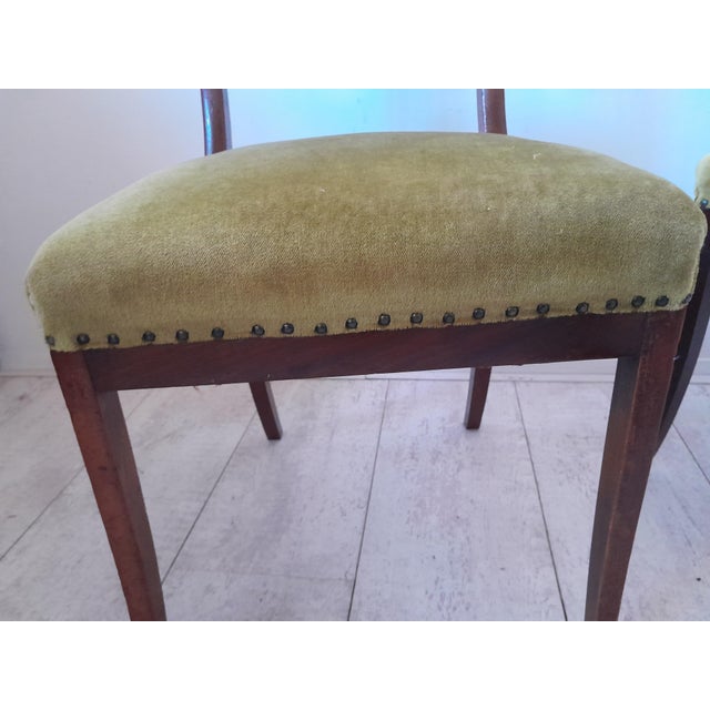 Dutch Biedermeier Sabel Chairs, 19th Century, Set of 2 For Sale - Image 10 of 18