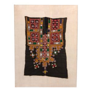 Thar Desert Framed Antique Mounted Shisha Embroidery