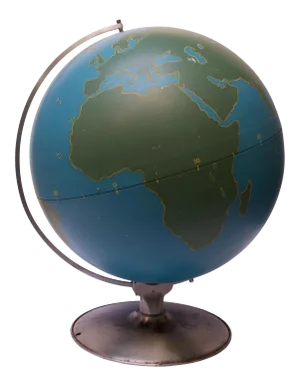Large-Scale Vintage Military Globe / Activity Globe by a.j. Nystrom