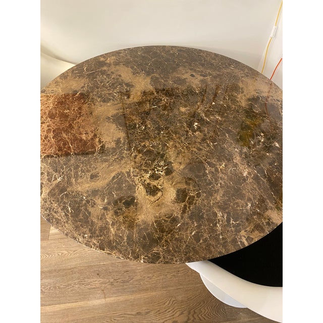 Stone Emperor Marble Tulip Table by Eero Saarinen for Knoll International, 1980s For Sale - Image 7 of 9