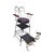 1910s Antique Shoeshine Barbers Chair Twisted Wrought Iron Ice Cream Parlor Armchair For Sale - Image 5 of 18