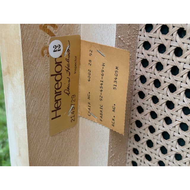 Henredon 1980s Set of 4 Mid-Century Henredon Folio 16 Chairs For Sale - Image 4 of 12