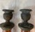 Vintage Sarreid Ltd. Marble & Verdigris Candle Stick Holders- a Pair For Sale In New York - Image 6 of 11