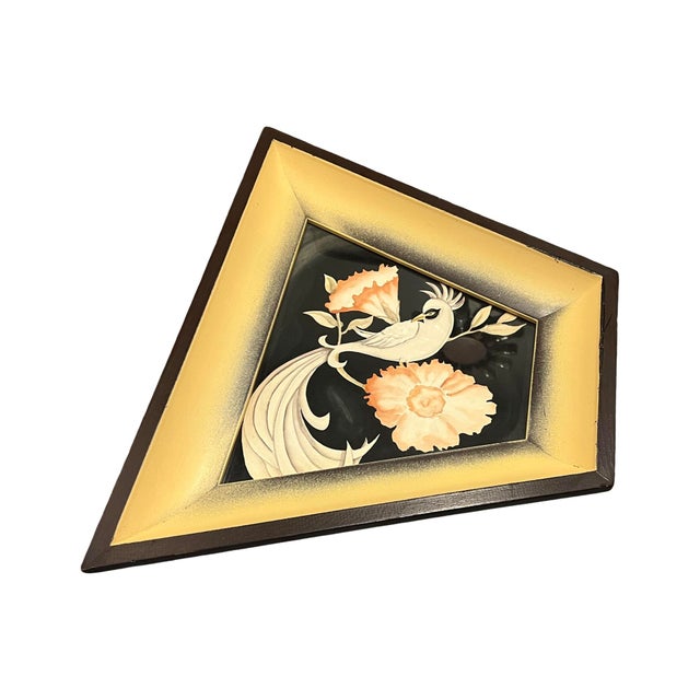 We have for your consideration a very gorgeous pair of 1950s wall art paintings. Paintings are manufactured by art...