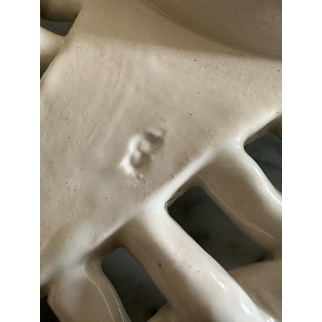 Mid-Century French Cote d'Azur Style Ceramic Bowl For Sale - Image 4 of 18