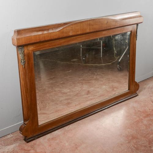 Biedermeier Style Mirror with Metal Inserts For Sale - Image 3 of 9