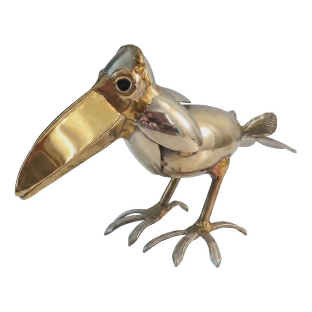 Gérard Bouvier, Toucan Sculpture, 1980s, Metal For Sale