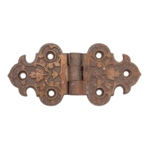 Antique Victorian 5 X 2.5 In. Cast Iron Ice Box Hinge