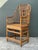 Vintage Brighton Pavilion High Back Rattan Chair For Sale - Image 4 of 12