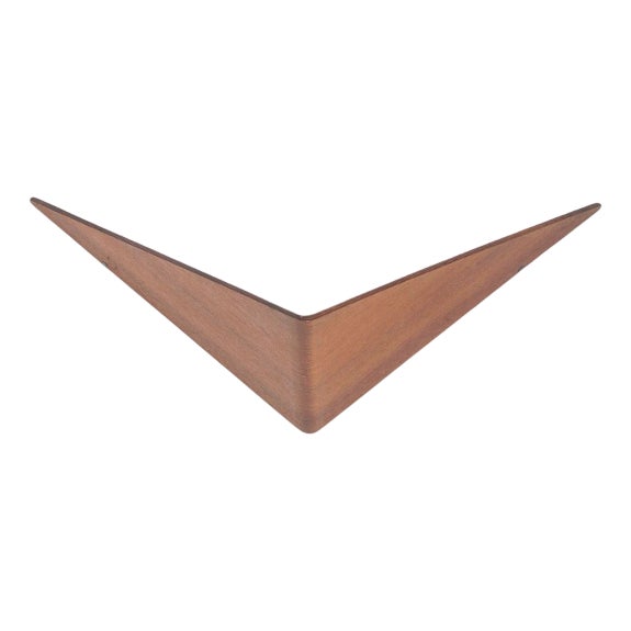 Danish Butterfly Wall Shelf attributed to Poul Cadovius for Cado, 1950s For Sale