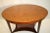 Wood Inlaid English Edwardian Parquetry Top Oval Mahogany Center Table, 19th C. For Sale - Image 7 of 11