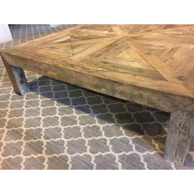 Restoration Hardware Reclaimed Wood Coffee Table Chairish