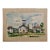 Henry Emil Salloch Original Watercolor on Paper Bethel Baptist Church, Luray Va. 1957. For Sale
