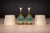 1930s Art Deco Table Lamps With Teal Finish, Unknown - a Pair For Sale - Image 4 of 9