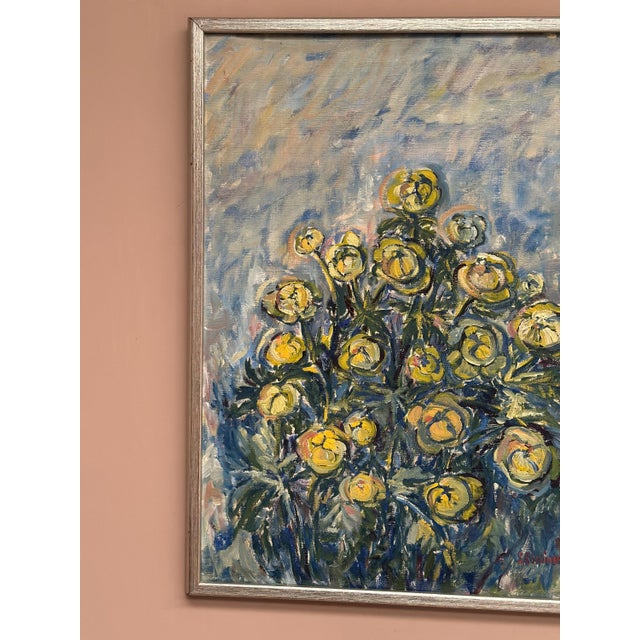 S. Koskinen, Flower, 1978, Oil on Canvas, Framed For Sale - Image 13 of 18