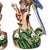 Mid 20th Century Pair of Parrot Bird Figurines Table Sculptures - Hand Painting Chinese Porcelain Book Matching Set - Chelsea House Mottahedeh Style For Sale - Image 5 of 8