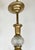 Antique French Art Deco Cut Glass & Brass Chandelier For Sale In New York - Image 6 of 11