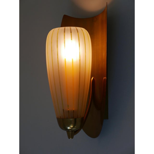 Large Sconces by Wilhelm Wagenfeld for Peill & Putzler Germany, 1950s, Set of 2 For Sale - Image 16 of 18