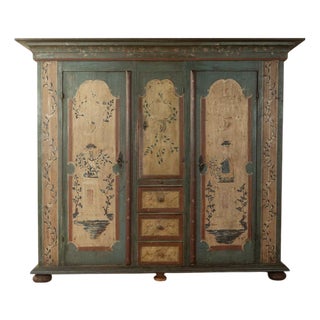 Antique Austrian Farmhouse Cabinet For Sale