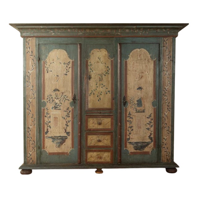 Antique Austrian Farmhouse Cabinet For Sale