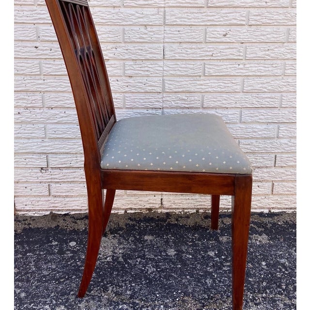 Wood Vintage Lady Emily's Invitation Style Side Chairs For Sale - Image 7 of 10