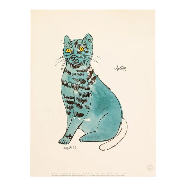 1993 the Andy Warhol Foundation Lithograph After Andy Warhol "Sam" For Sale