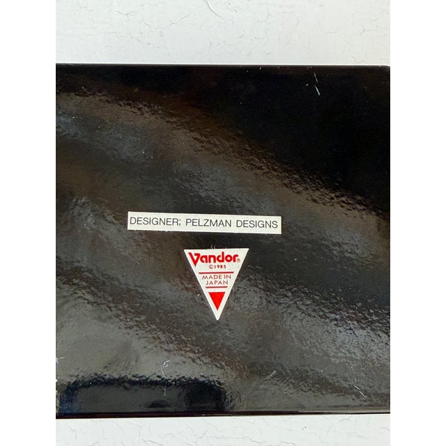 1985 Vando Flamingo Art Deco Style Box With Original Soap by Pelzman Designs For Sale - Image 10 of 10