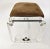 Vintage Lucite Stool Ottoman For Sale - Image 4 of 13