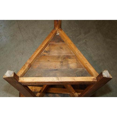 Pine Cricket Table, 19th Century For Sale - Image 14 of 15