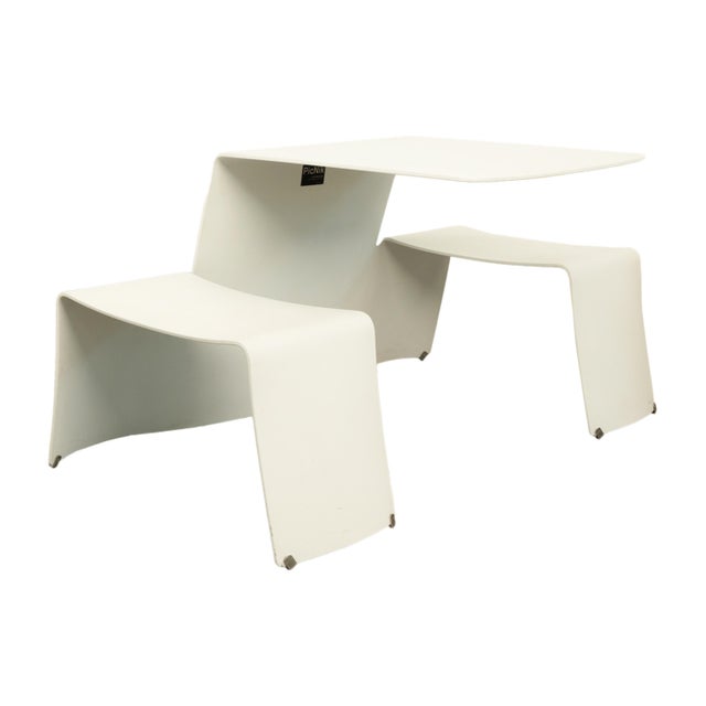 Post Modern Picnik Dining Table Seating by Xavier Lust Dirk Wynants for Extremis For Sale - Image 14 of 16