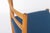 Wood Mid-Century Modern Dining Chair in Beech with Blue Upholstered Seat by Lübke , Germany 1970s For Sale - Image 7 of 12