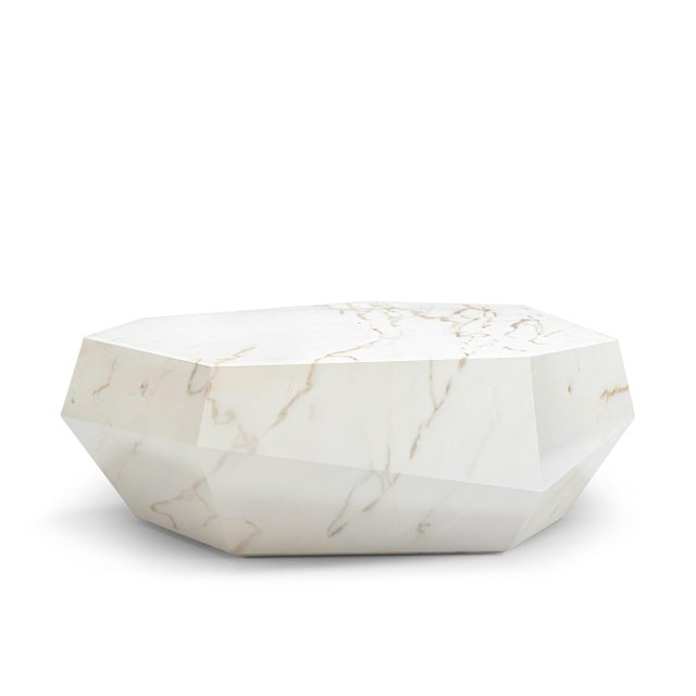 Three Rocks Low Coffee Table in Estremoz Marble from Insidherland For Sale - Image 4 of 4
