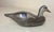Black Vintage 1983 Hand Carved Wood Clarence Bauer Miniature Duck Decoy Sculpture For Sale - Image 8 of 9