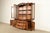 Ethan Allen Georgian Solid Maple Lighted Breakfront Bookcase Cabinet For Sale In South Bend - Image 6 of 17